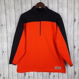 Vintage Express Athletique 1/4 Zip Sweatshirt Women's Medium